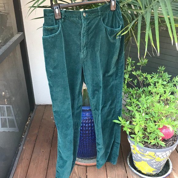 Sostanza Denim - SOSTANZA Green Velvet Cotton Jeans - 10